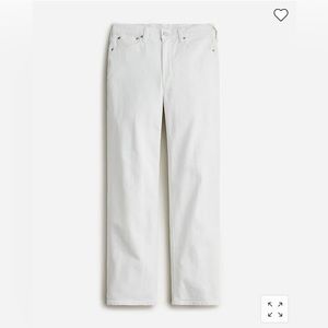 NWT JCrew Classic Straight White Jeans Size 26